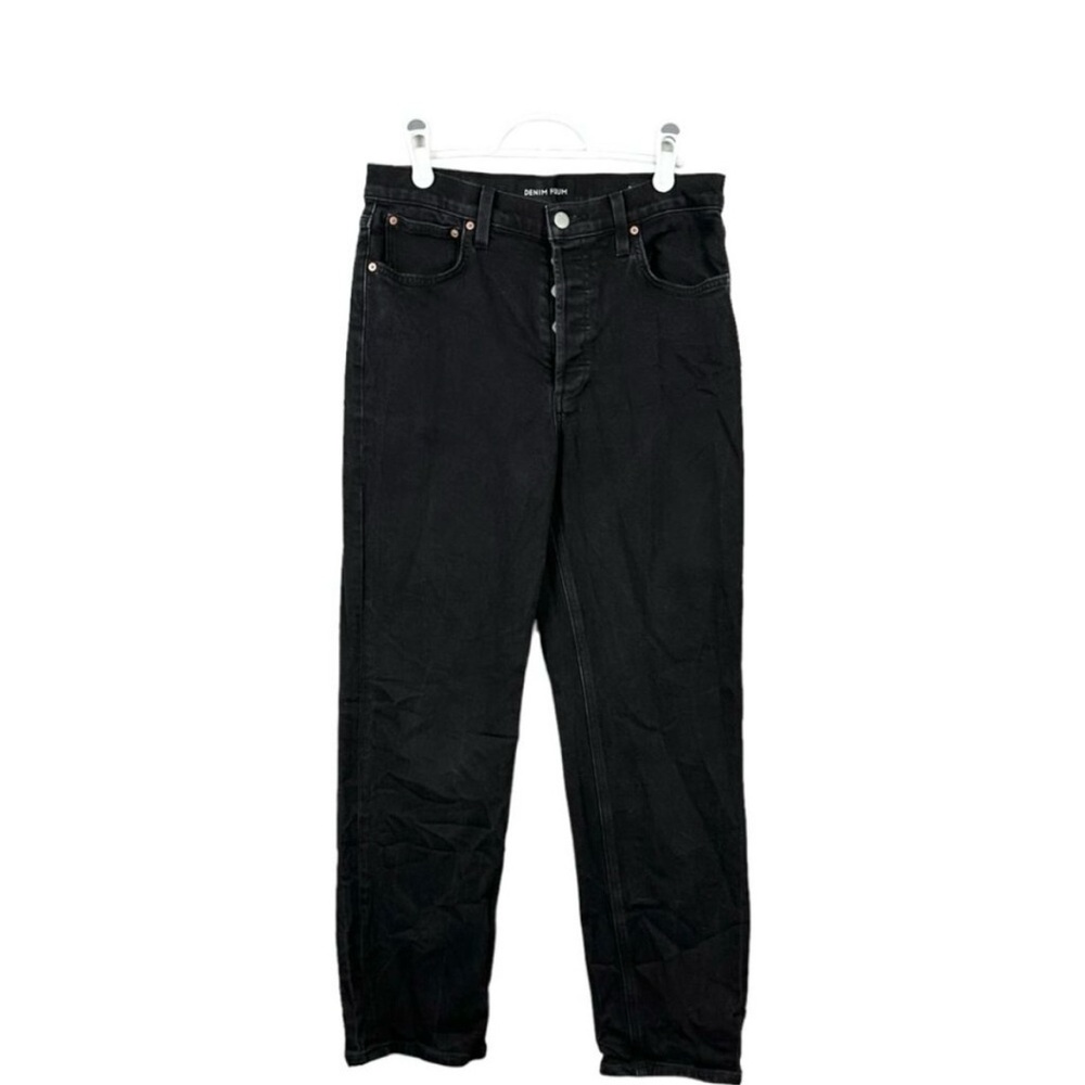 Denim Forum Arlo High Rise Straight leg jeans